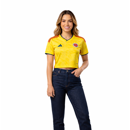 Colombia Home Cropped Jersey Women’s World Cup 2026