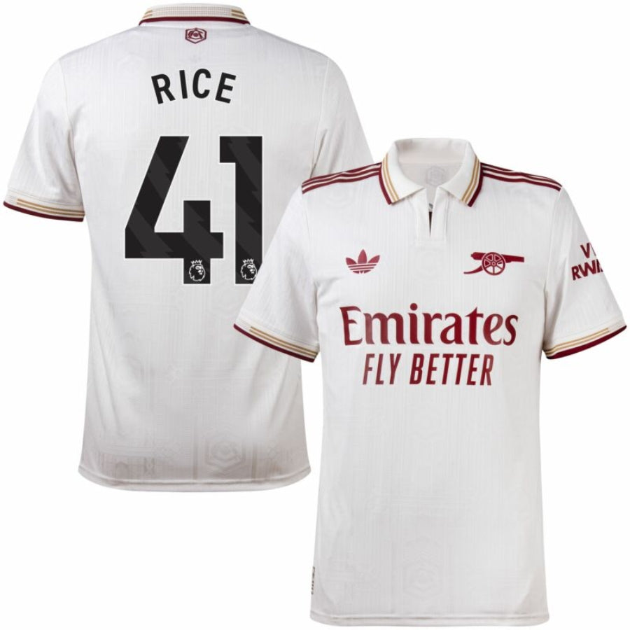 Arsenal Third Rice 41 Player Version Jersey Shirt 2025-2026