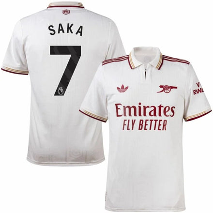 Arsenal Third Saka 7 Player Version Jersey Shirt 2025-2026