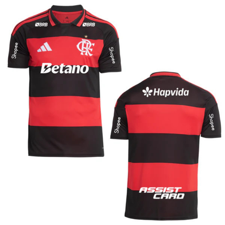 Flamengo Home Fan Jersey 2026/27 All Sponsors