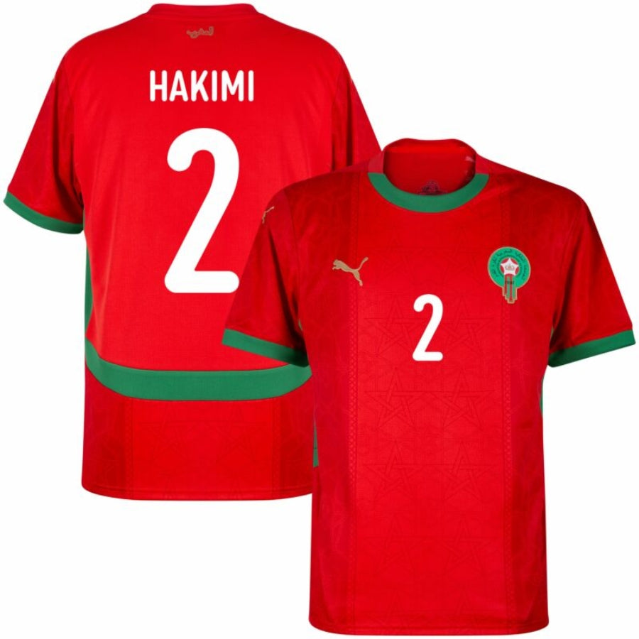 Marocco Home Hakimi 2 Player Version 2026 World Cup