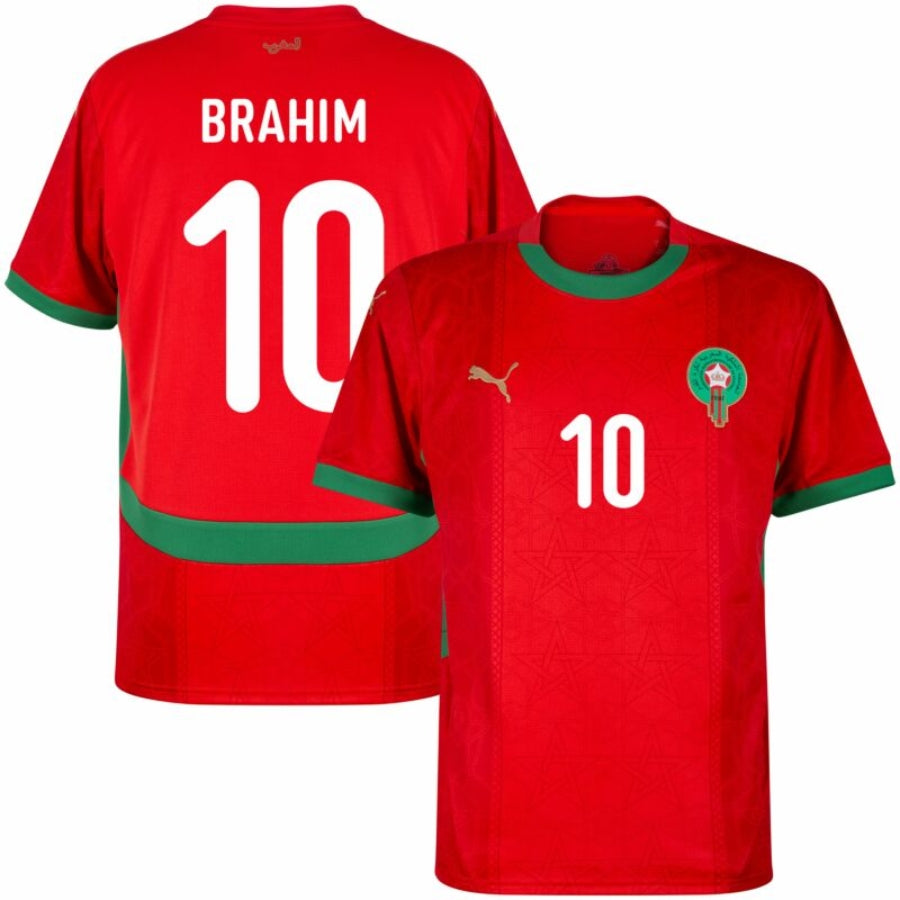 Marocco Home Brahim 10 Player Version 2026 World Cup