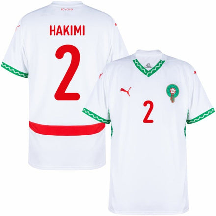Marocco Away Hakimi 2 Player Version 2026 World Cup