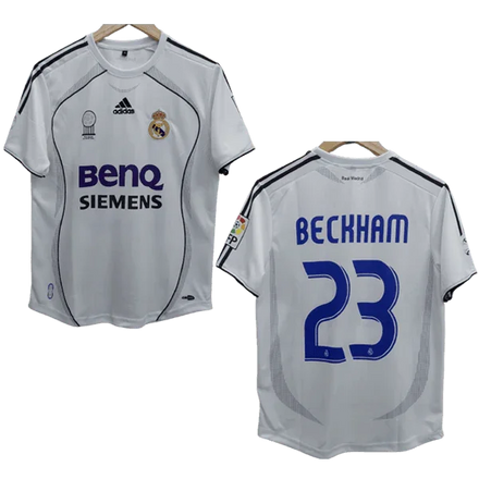 Beckham 2006-07 Real Madrid Home Jersey Retro Collection