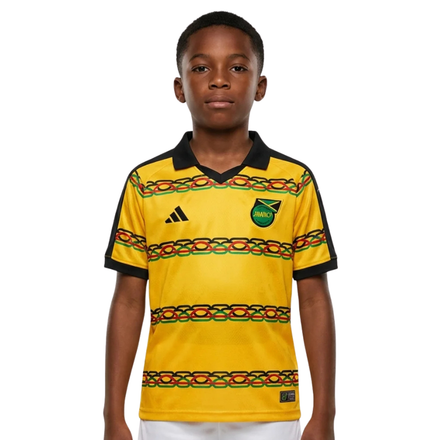 Jamaica 2026 Home Kit Kids Jersey Bob Marley - World Cup