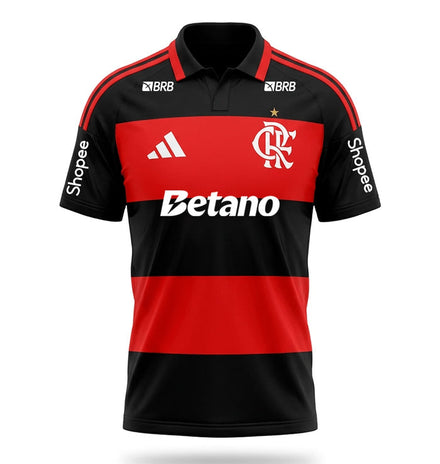 Flamengo 26/27 Home Jersey #9 PEDRO - with Sponsors - Fan Version