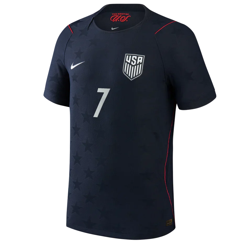 Reyna #7 USA World Cup 2026 Away Blue - Fan Version