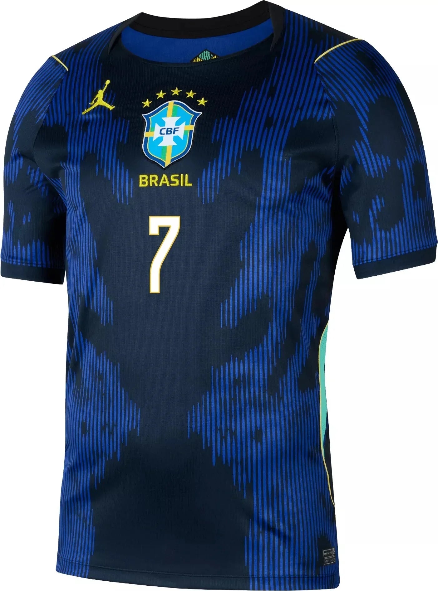 Brazil Away Blue - #Vini Jr. #7 Brasil Fan Version World Cup 2026
