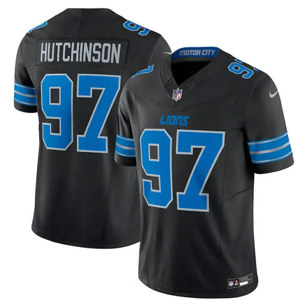 NFL Detroit Lions II Black Aidan Hutchinson 97 Alternate Vapor
