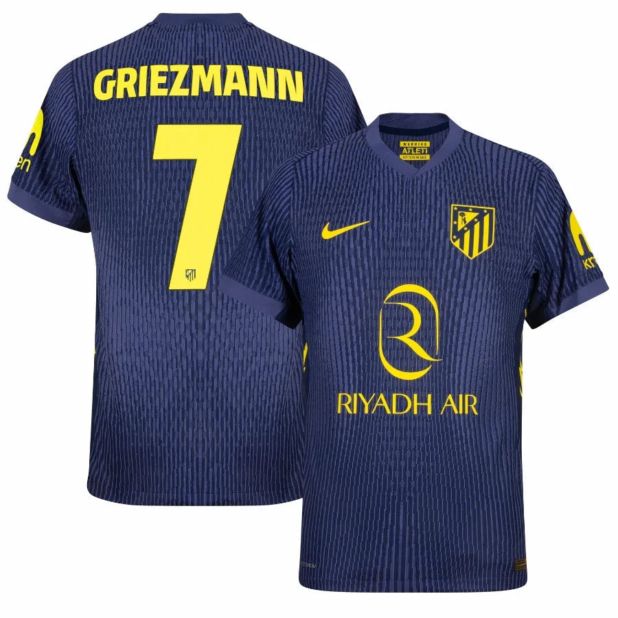 Atlético Madrid Griezmann 7 Away Player Version 2025/26