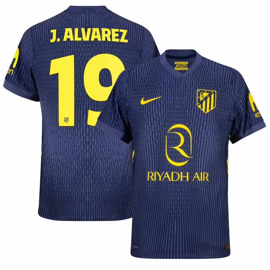 Atlético Madrid Julián Alvarez 19 Away Player Version 2025/26