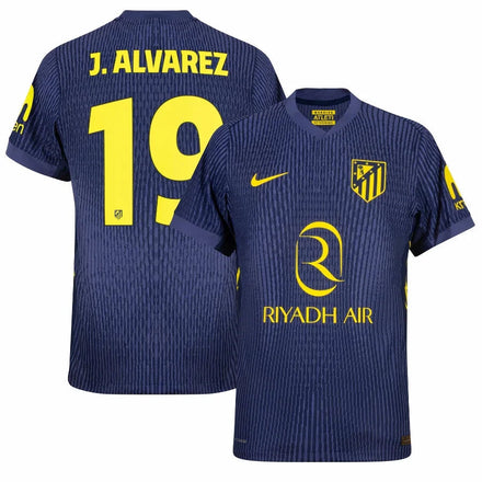 Atlético Madrid Julián Alvarez 19 Away Player Version 2025/26