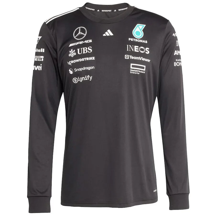 Mercedes-AMG Petronas F1 Team Long Sleeve Jersey – Black Formula 1 F1 Formula One