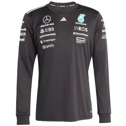 Mercedes-AMG Petronas F1 Team Long Sleeve Jersey – Black Formula 1 F1 Formula One
