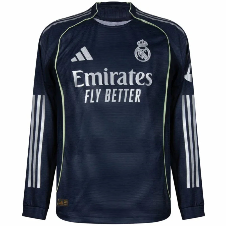 Real Madrid Long Sleeve Player Version Jersey 2025/26