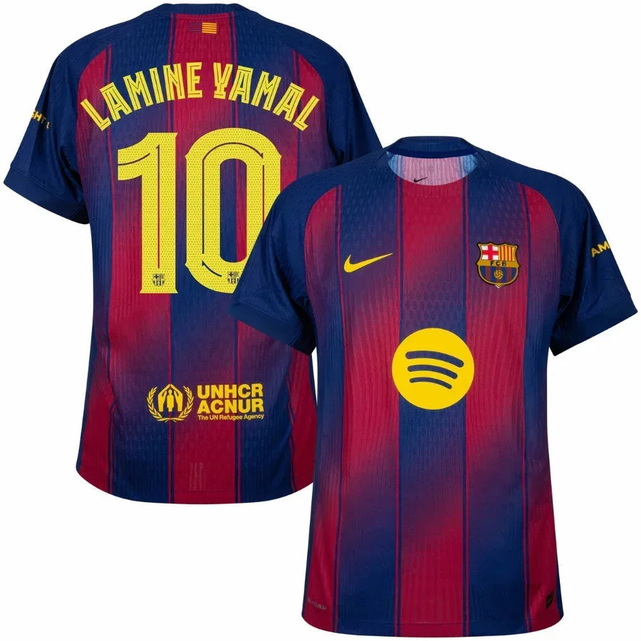 Barcelona Lamine Yamal 10 Home Player Version 2025/26 Dri-Fit ADV Match