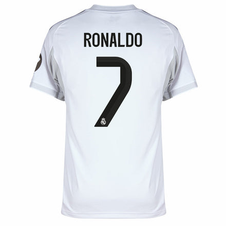 Real Madrid Ronaldo 7 Home Fan Jersey 2025/26 FIFA Intercontinental Champions Patch