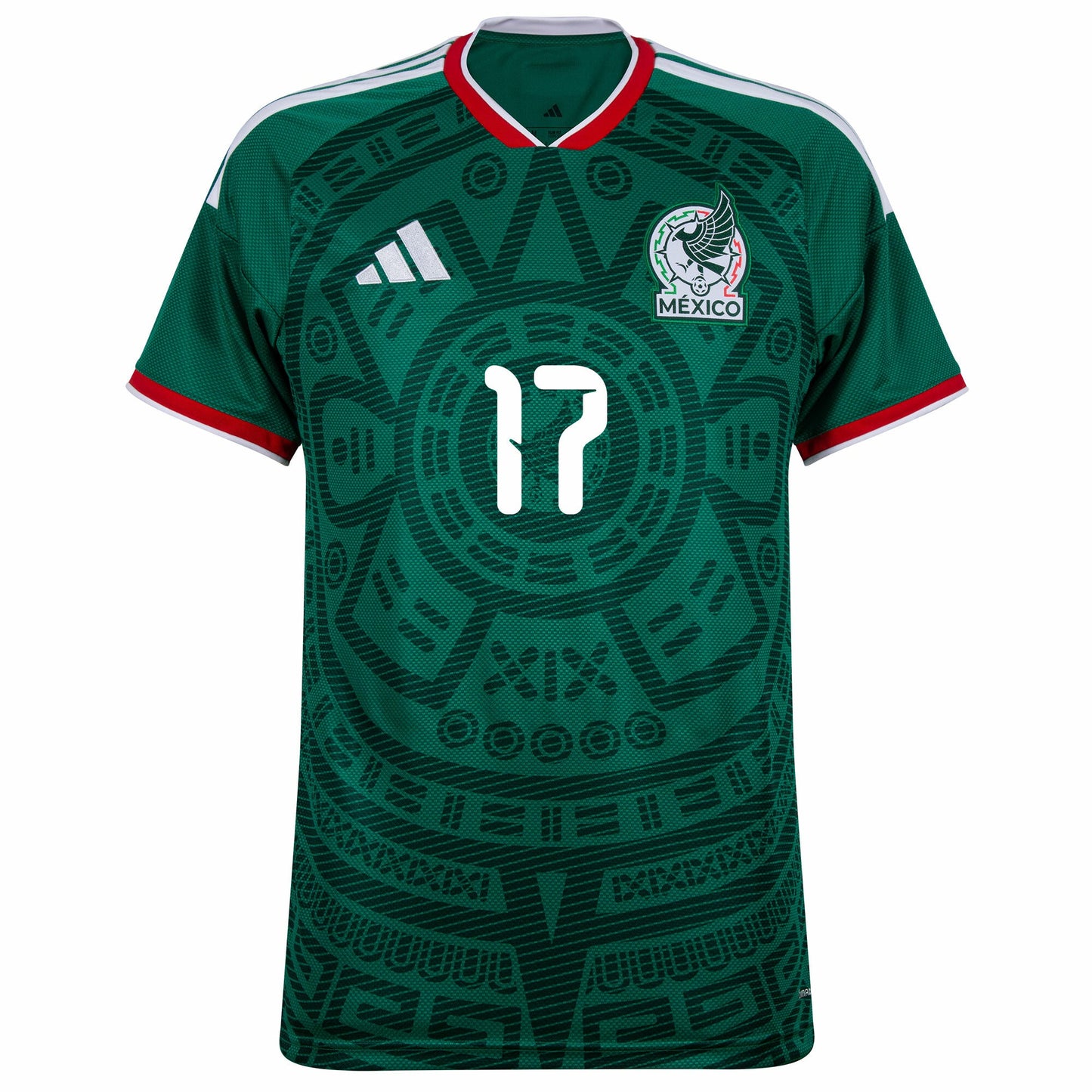 Mexico Home Fan Jersey Pineda 17 Shirt 2026-2027