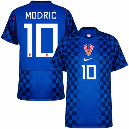 Croatia Away Modrić 10 Fan Jersey 2026-2027 World Cup
