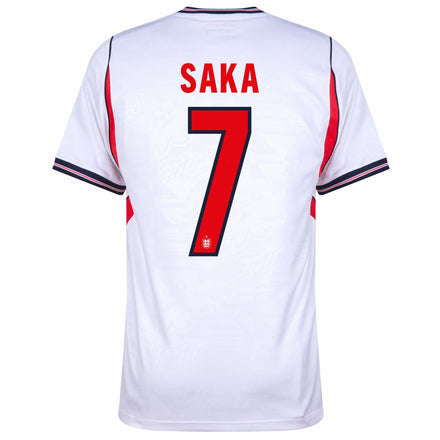 England Home Fan Jersey Saka 7 Shirt 2026-2027
