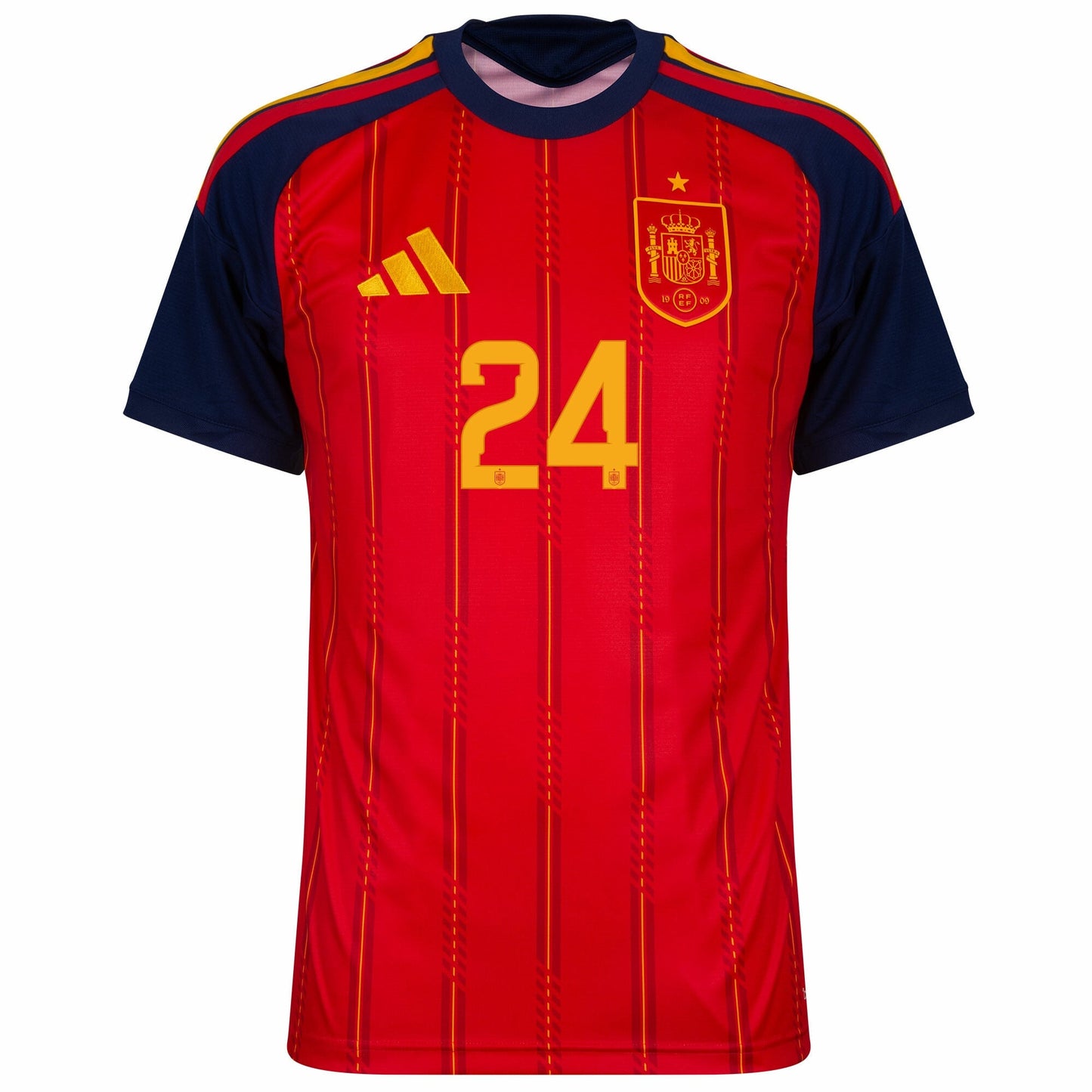 Spain Home Cucurella 24 Fan Jersey 2026-2027 World Cup
