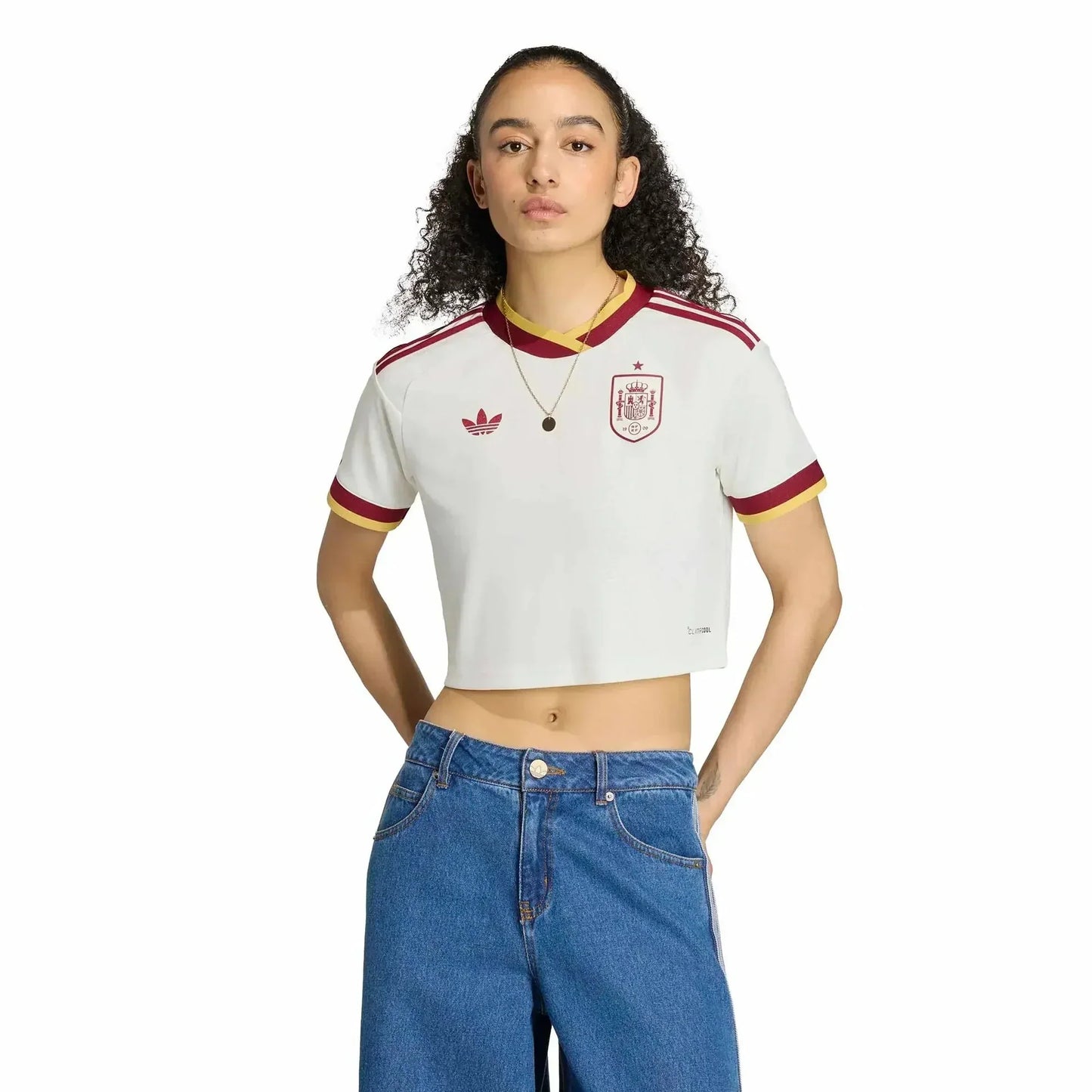 Spain Women's Away Cropped Soccer Jersey World cup 2026