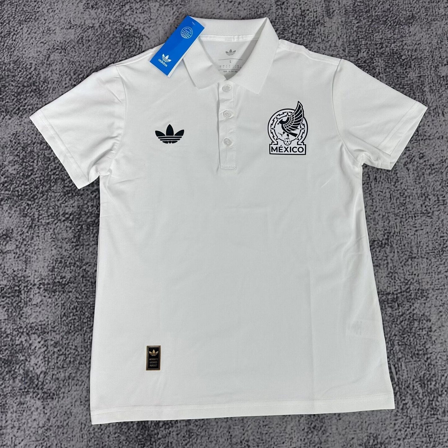 Polo Mexico 2026/27 World Cup 2026 Black White
