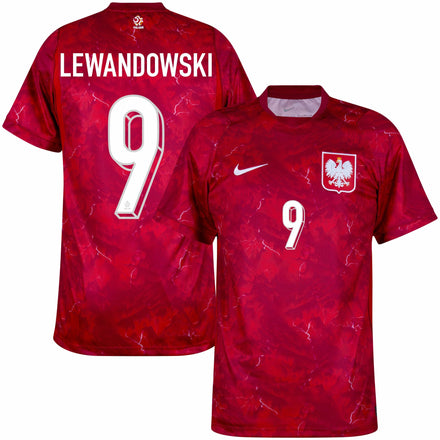 Poland Home Lewandowski 9 Fan Jersey 2026-2027 World Cup