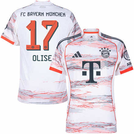 Bayern Munich Away Olise 17 Fan Jersey Shirt 2025-2026