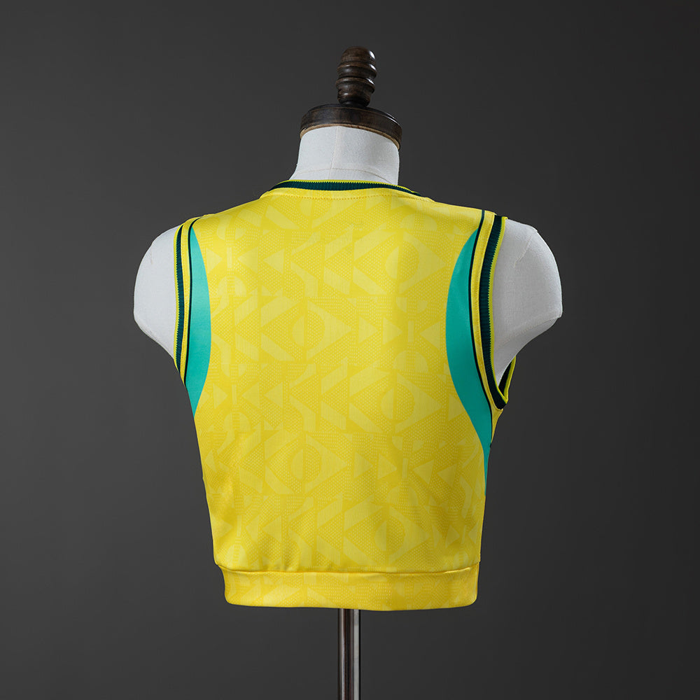 Brazil 2026 Home Women's Vest Cropped Brasil
