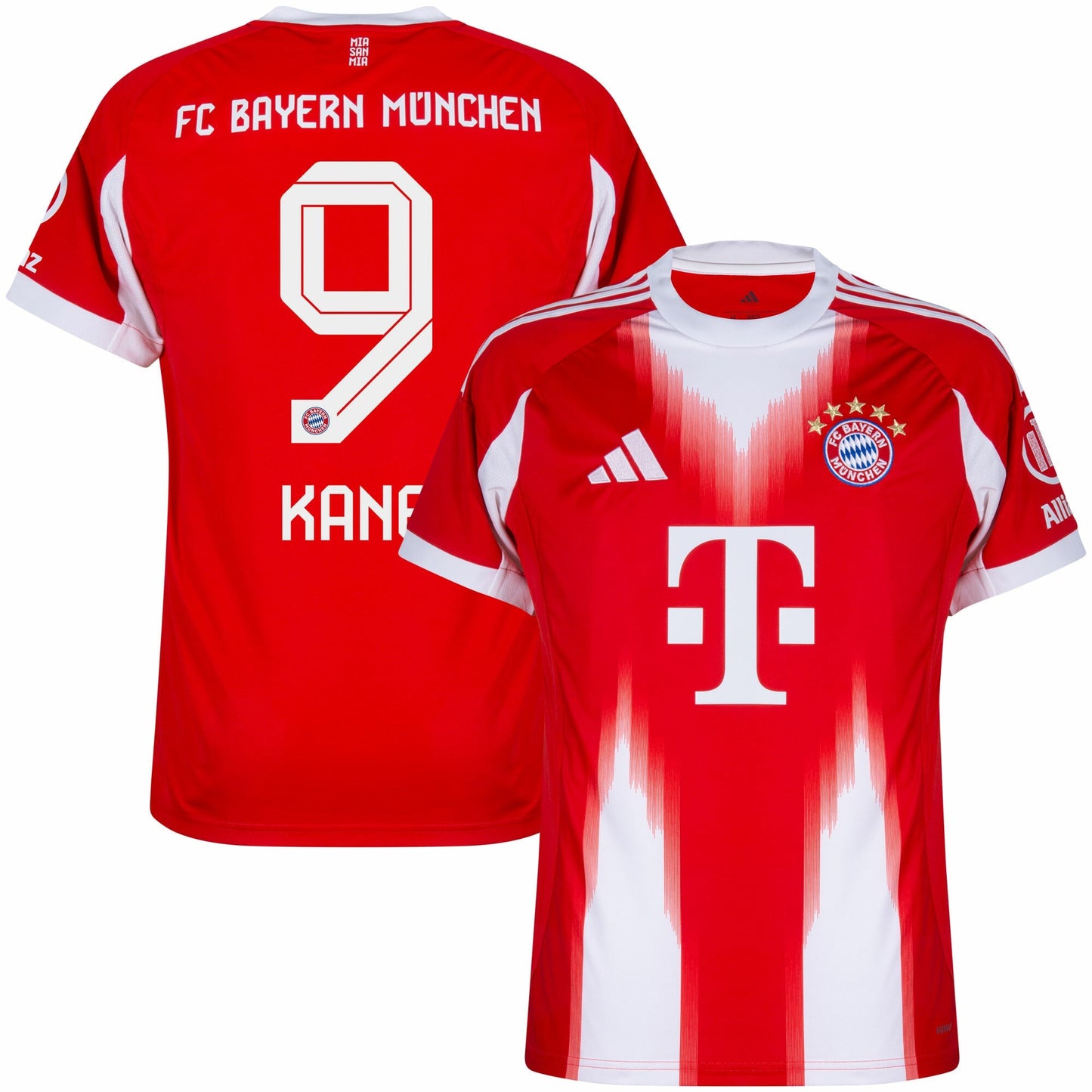 Bayern Munich Home Kane 9 Fan Jersey Shirt 2025-2026