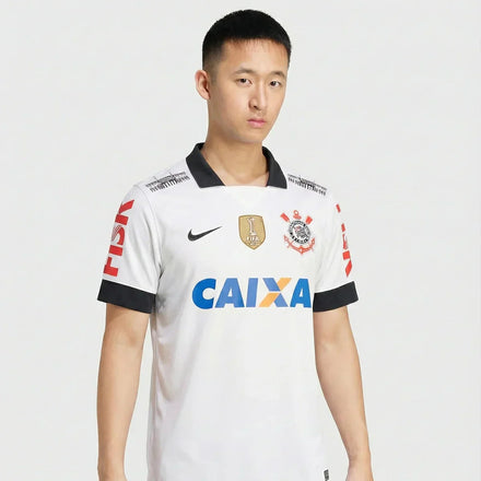 Retrô Corinthians Home 2013 Branca Men's