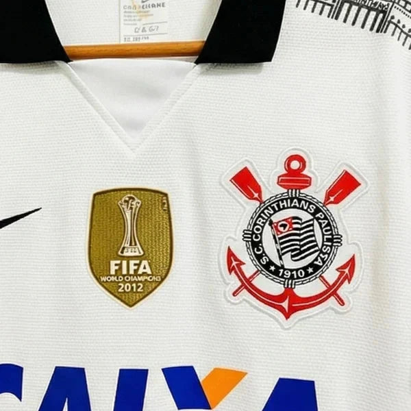 Retrô Corinthians Home 2013 Branca Men's