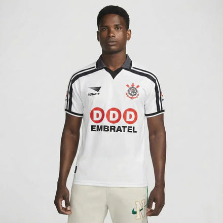 Jersey Corinthians Retrô Home 1998 Embratel