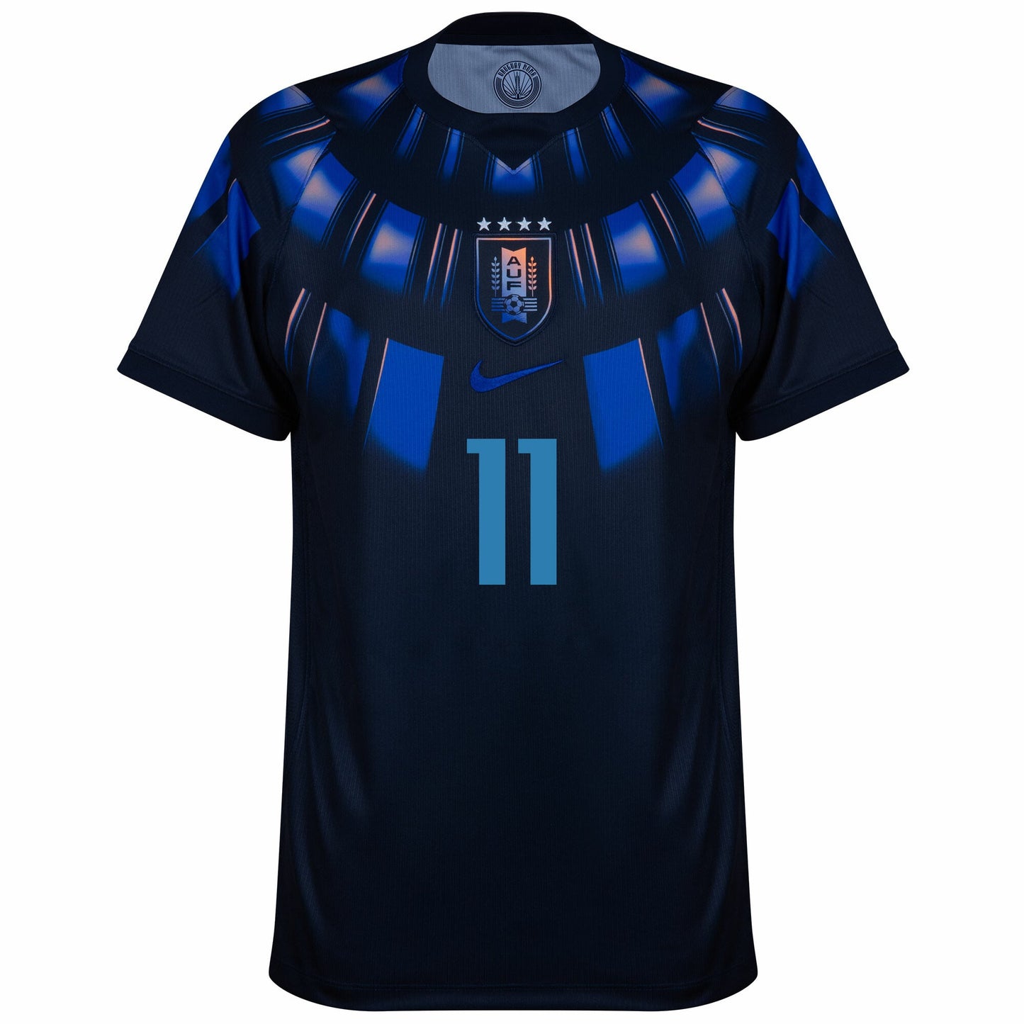 Uruguay Away D. Nunez 11 Fan Jersey Shirt 2026-2027 (Fan Style Printing)