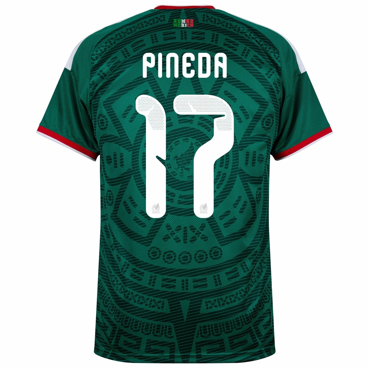 Mexico Home Fan Jersey Pineda 17 Shirt 2026-2027
