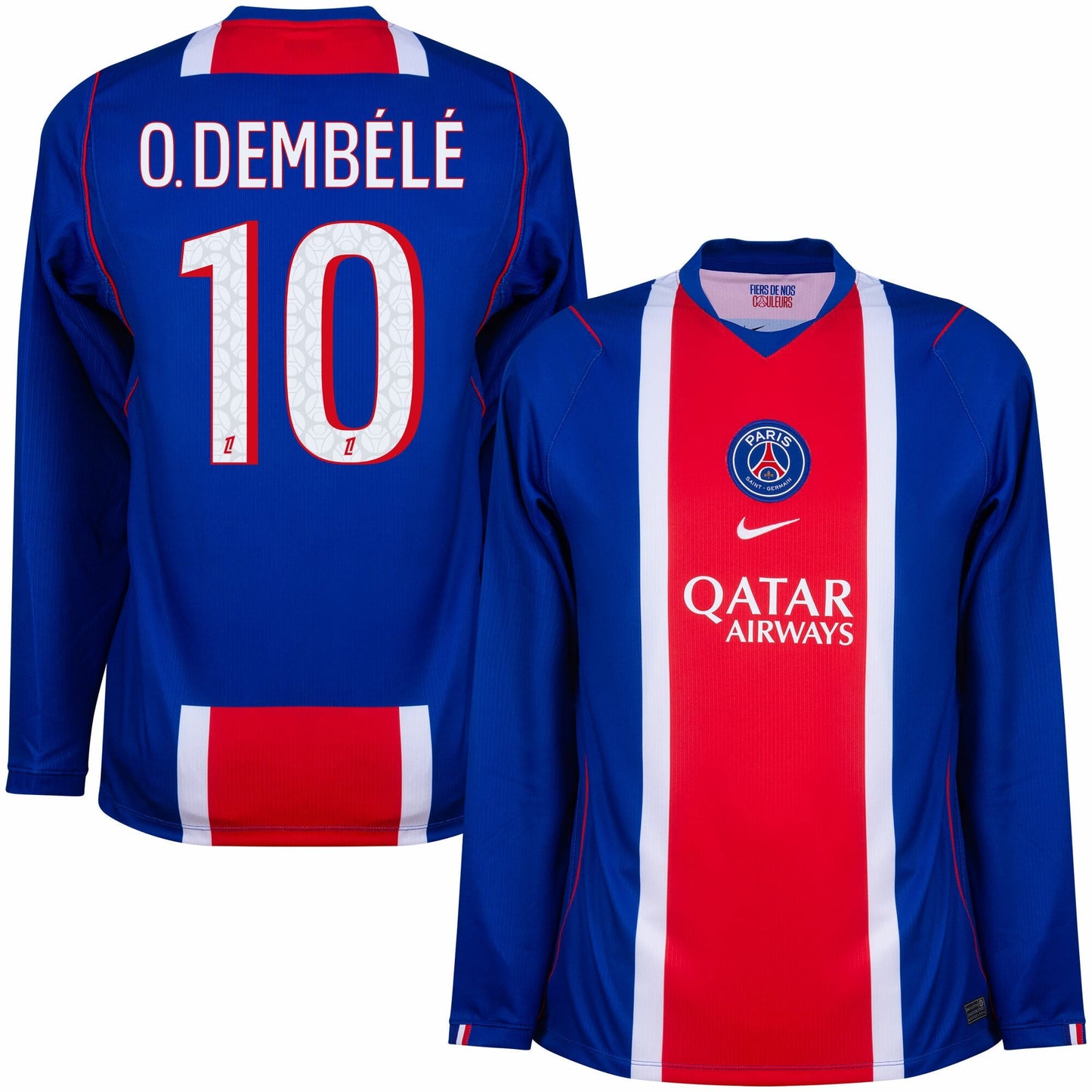 PSG Paris Saint Germain Home O.Dembélé 10 L/S Fan Jersey 2026-2027