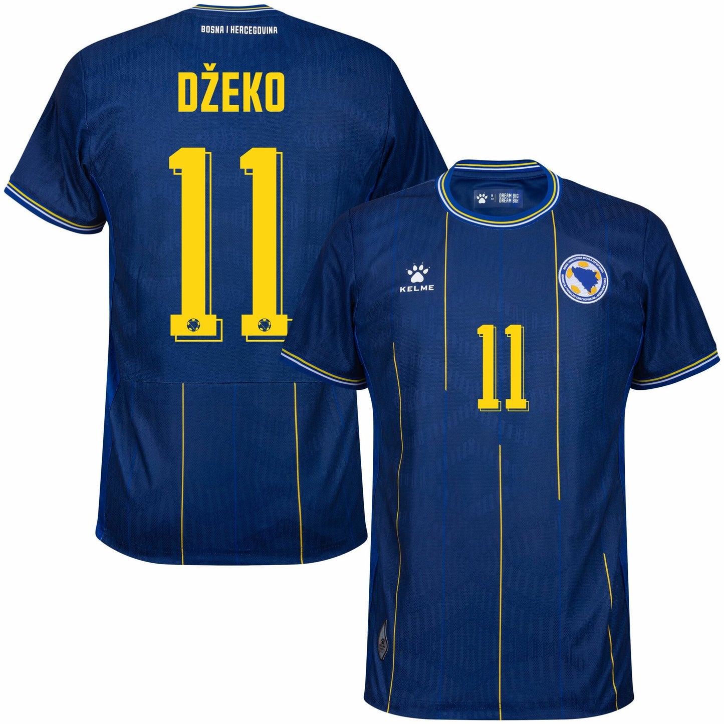 Bosnia & Herzegovina Home Džeko 11 Fan Jersey 2026-2027 World Cup