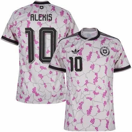 Chile Away Fan Jersey Alexis 10 Shirt 2026-2027