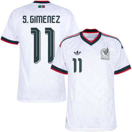 Mexico Player Version Away S. Gimenez 11 Shirt 2026-2027