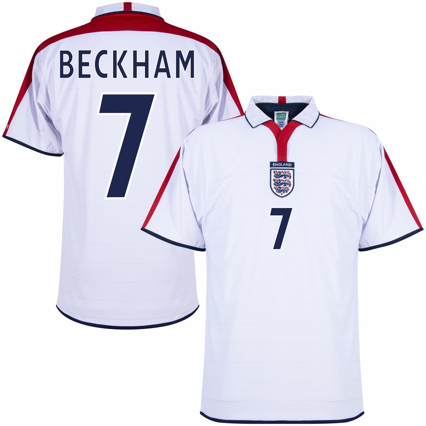 England Retro Home Beckham 7 Shirt 2004-2005