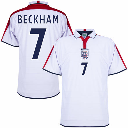 England Retro Home Beckham 7 Shirt 2004-2005