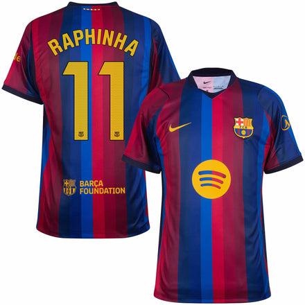 Barcelona Home Raphinha 11 Fan Jersey 2026-2027