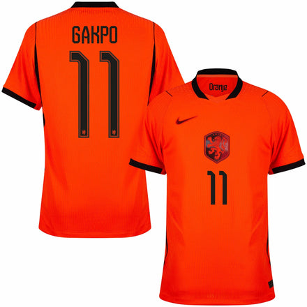Holland Aero-Fit Match Home Fan Jersey Gakpo 11 Shirt 2026-2027