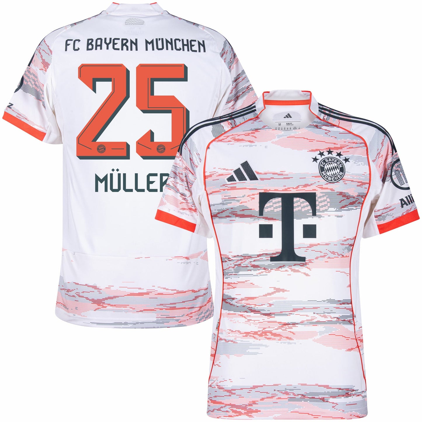 Bayern Munich Away Müller 25 Fan Jersey Shirt 2025-2026