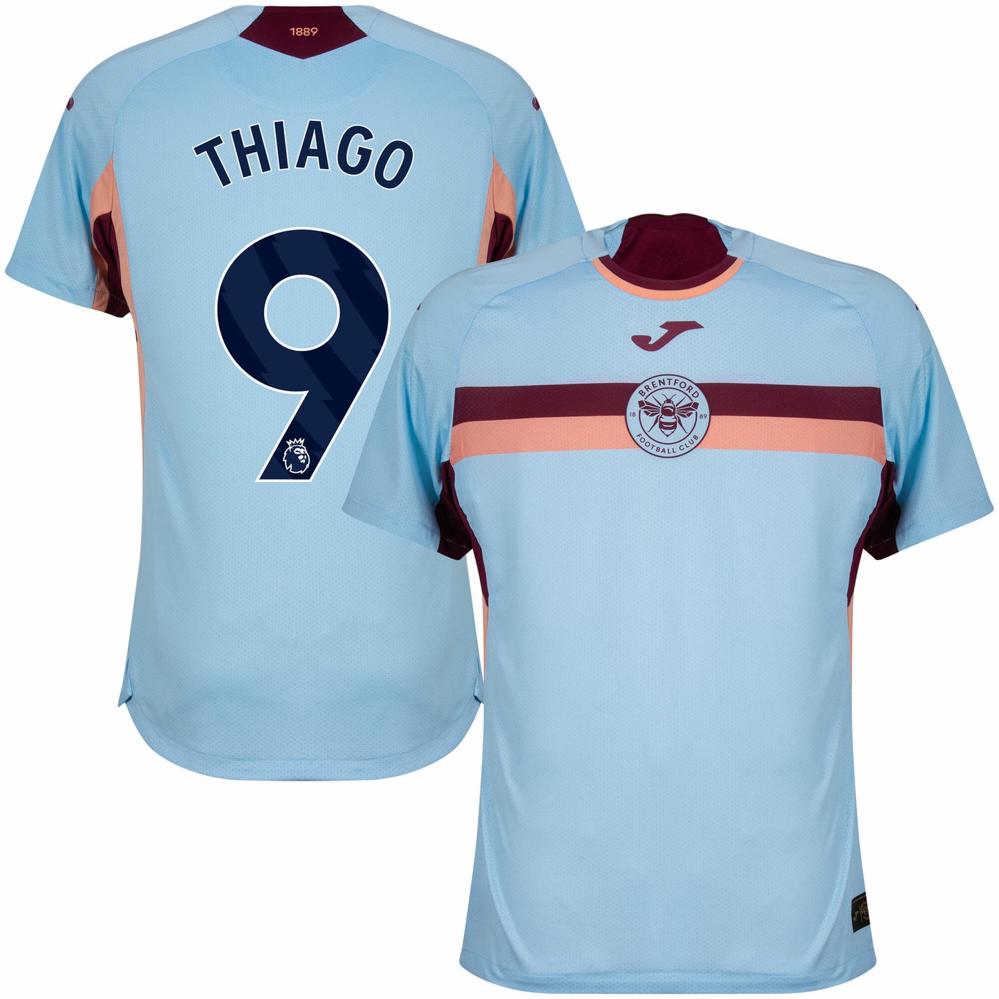 Brentford Third Thiago 9 Fan Jersey Shirt 2025-2026 (Premier League)