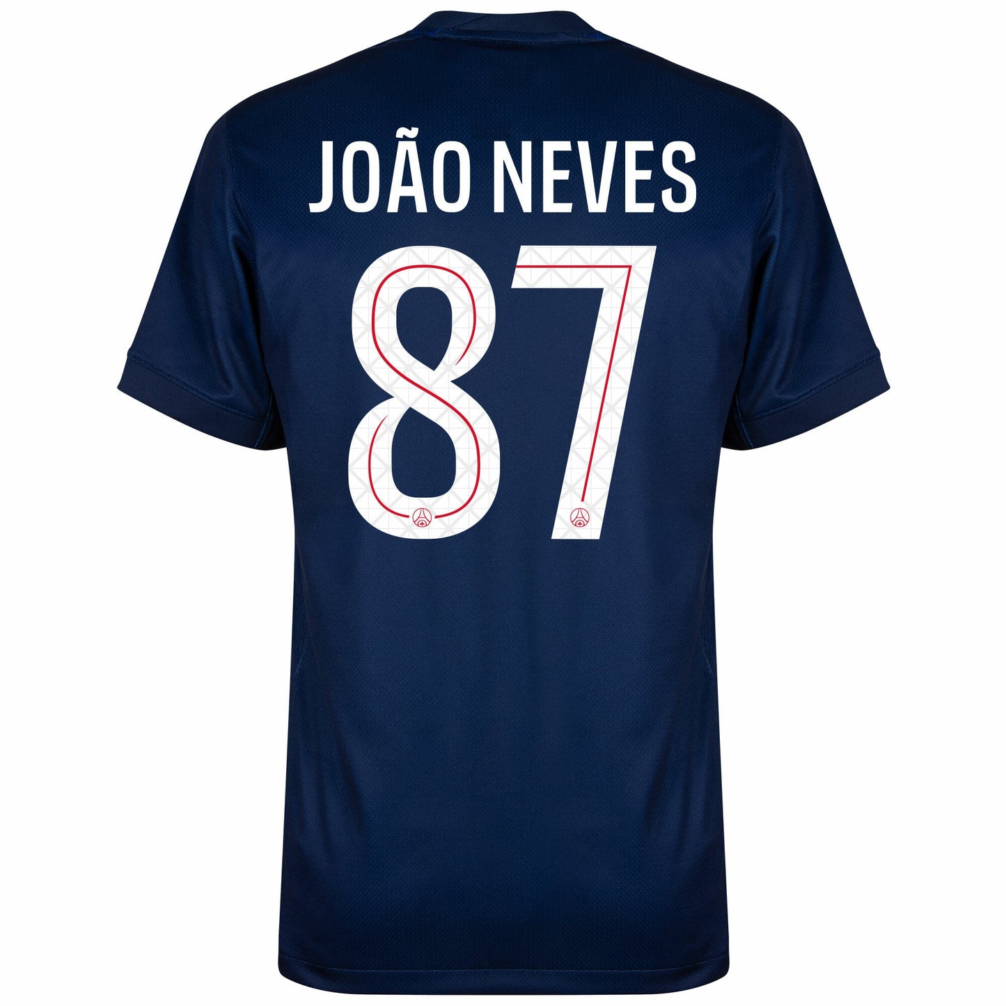 PSG Home João Neves 87 Fan Jersey Shirt 2025-2026 (Champions League)
