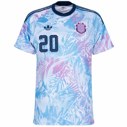 Costa Rica Away Fan Jersey Alcocer 20 Shirt 2026-2027