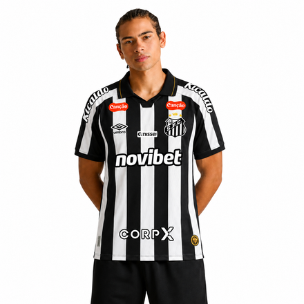 Santos 2027 Home Fan Version com patrocinios