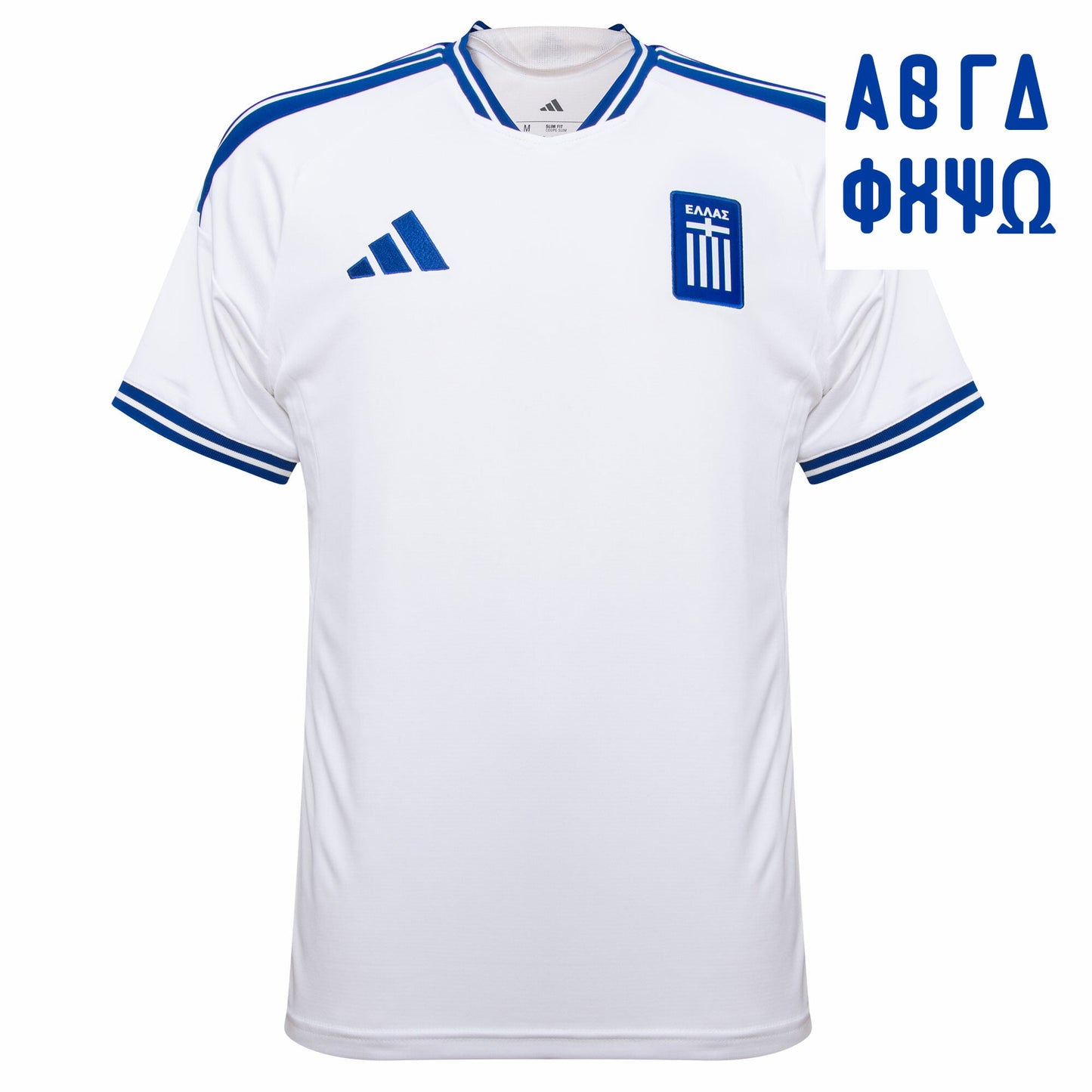 Greece Home Shirt 2026-2027 (Greek Alphabet Option)